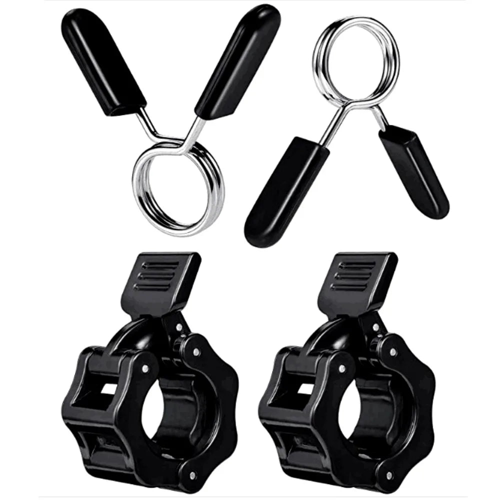 28mm 30mm 25mm Barbell Collar Lock Dumbell Clips Clamp Weight lifting Bar Gym Dumbbell Lock Clamp Spring Clips Weight Lifting