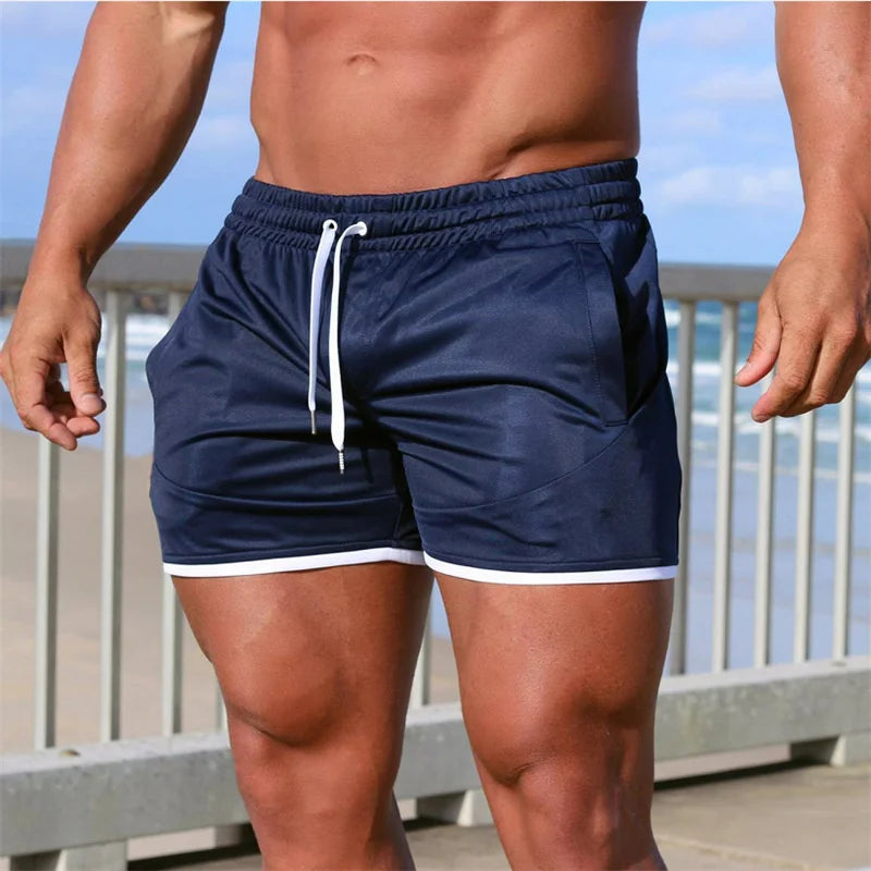 2024 Running Shorts Men fashion Joggers Shorts Summer quick-dry sports shorts Mesh Breathable Shorts Gym Man Beach Short Pants