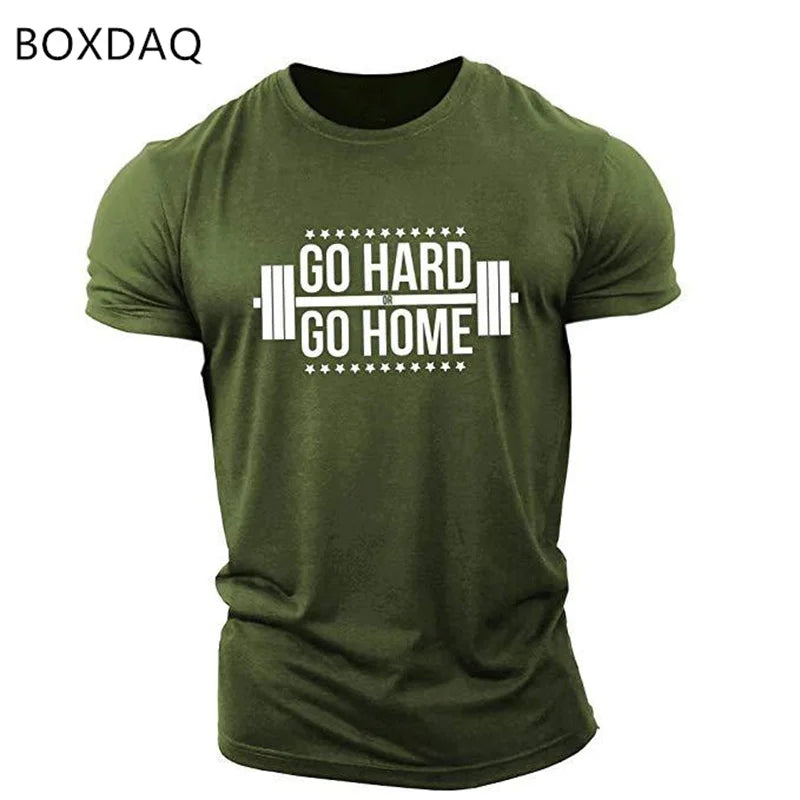 Gym Weightlifting Fitness Men's T-Shirts Short Sleeve Muscle Sporty Workout Casual Tops 6XL Plus Size O-Neck 3D Print Male Tee